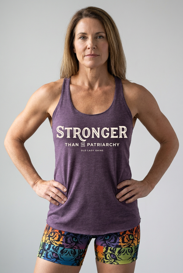 Stronger Than The Patriarchy Racerback Tank