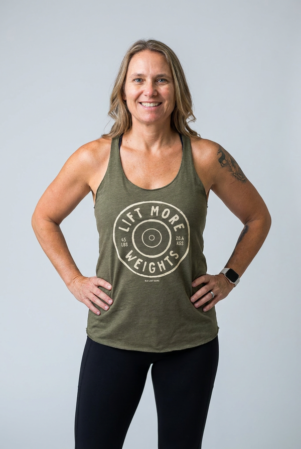Lift More Weights Racerback Tank