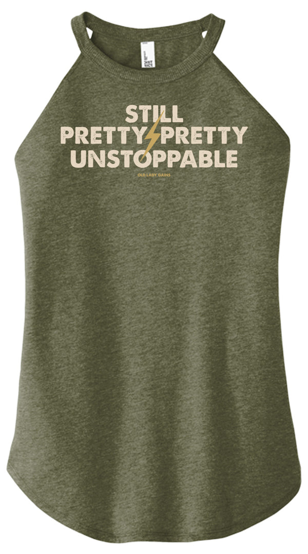 Still Pretty Unstoppable Halter Tank