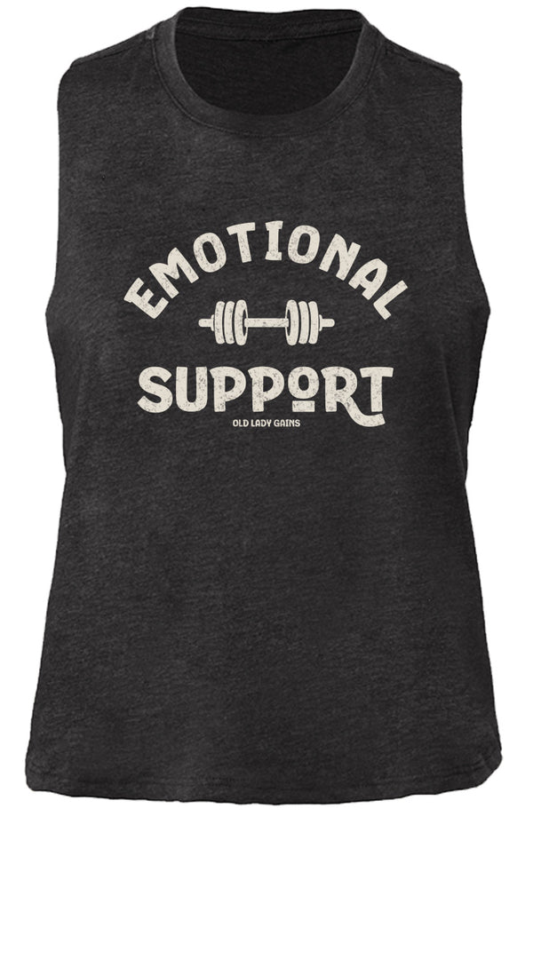 Emotional Support Crop Tank