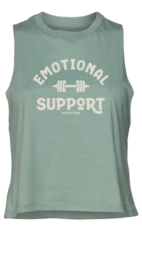 Emotional Support Crop Tank
