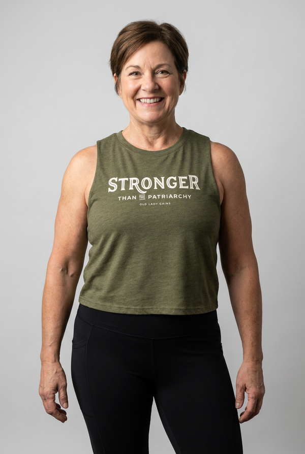 Stronger Than The Patriarchy Crop Tank