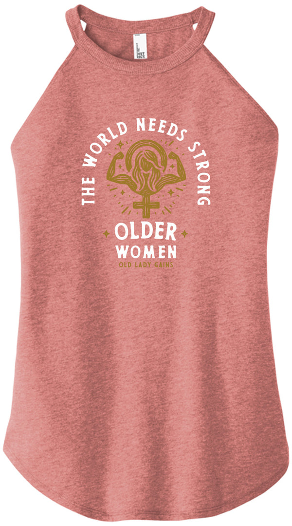 The World Needs Women Halter Tank
