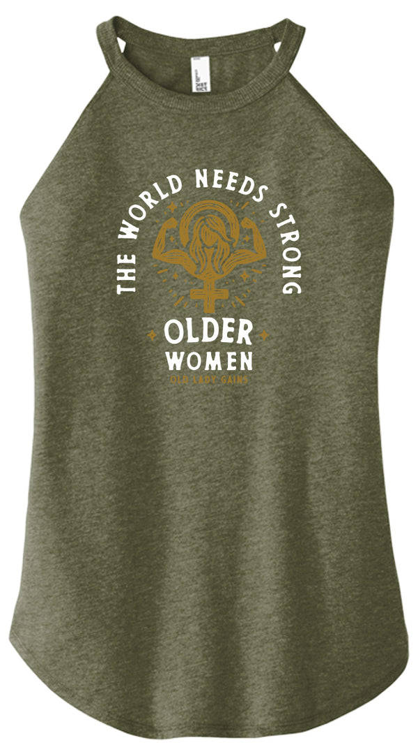 The World Needs Women Halter Tank