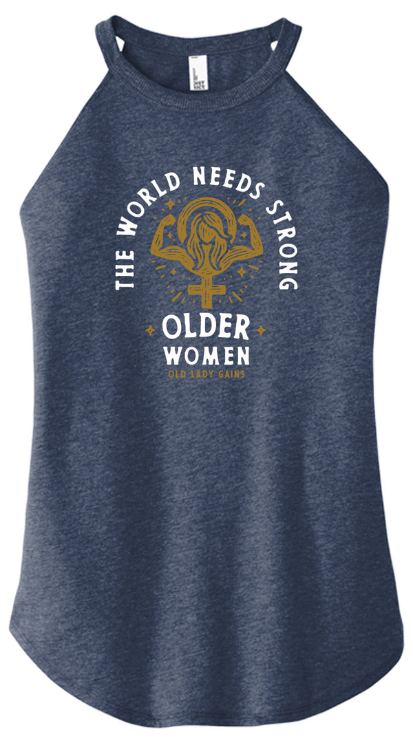 The World Needs Women Halter Tank