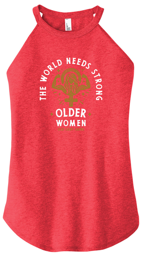 The World Needs Women Halter Tank