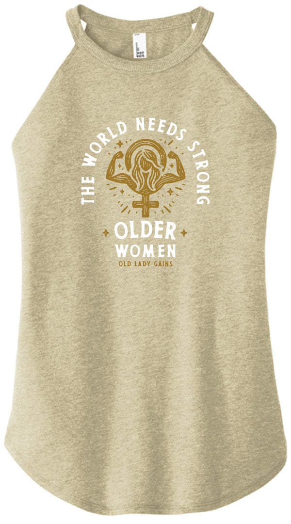 The World Needs Women Halter Tank