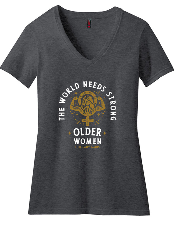 The World Needs Women's V-Neck Tee