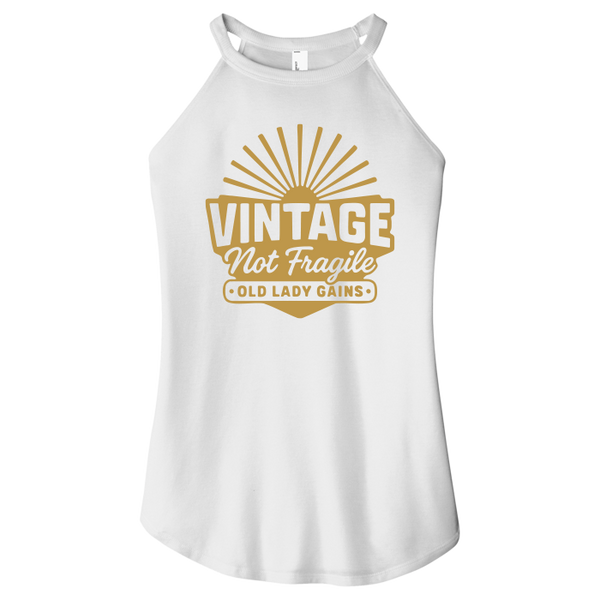 Vintage Not Fragile Women Halter Tank