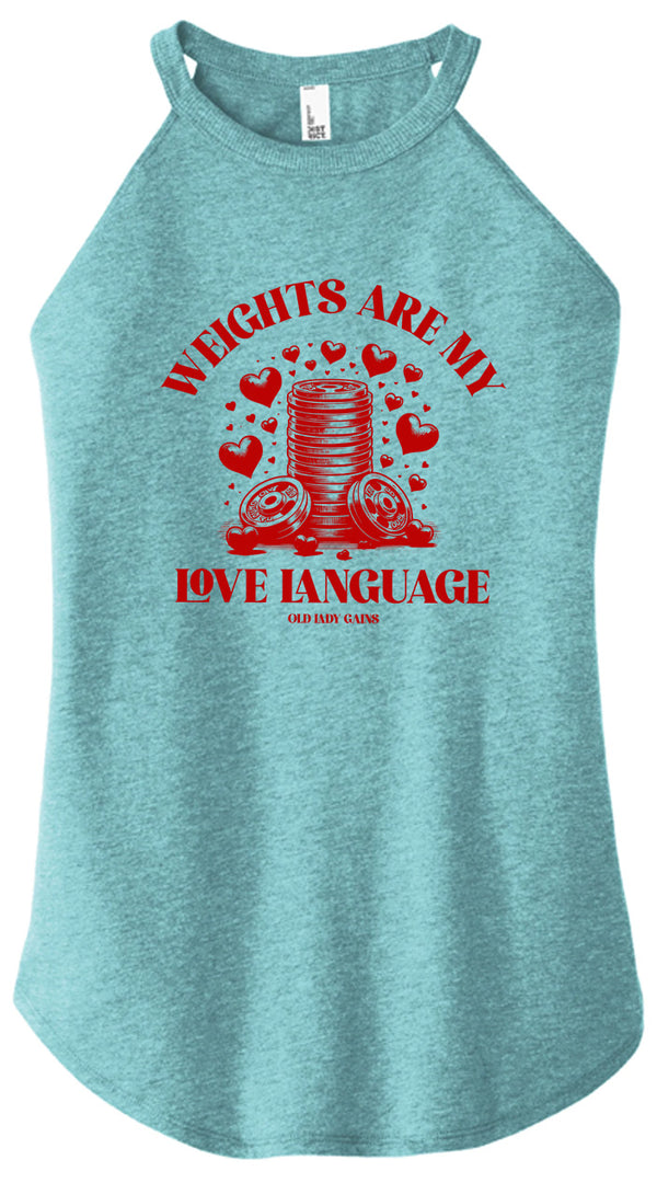 Love Language Women Halter Tank