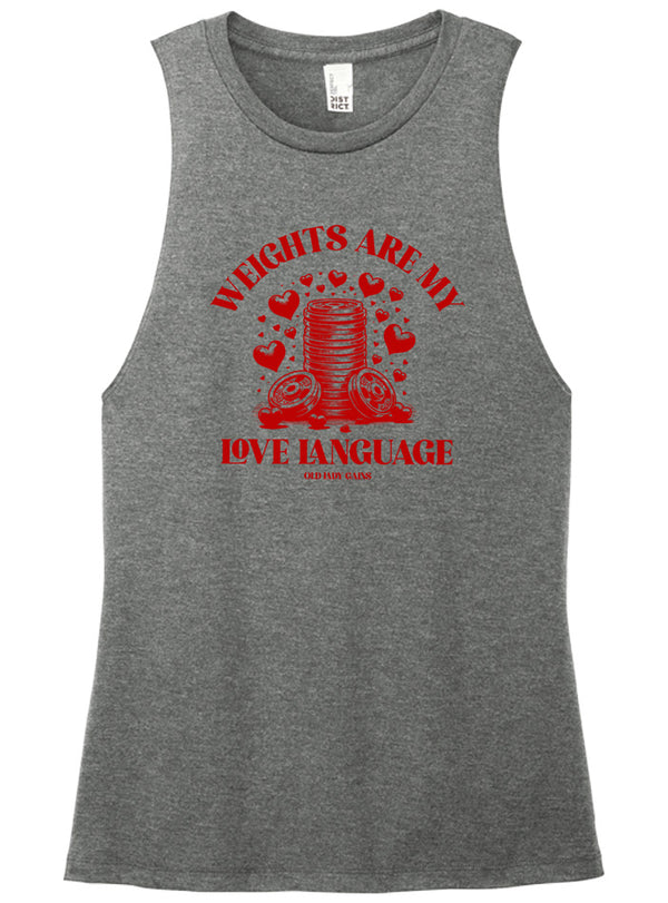 Love Language Muscle Tank