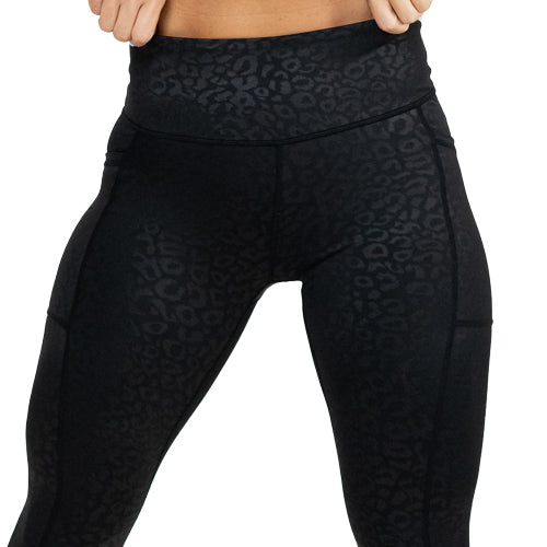 Constantly Varied Gear - Black Leopard Leggings