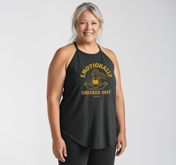 Emotionally Checked Out Women Halter Tank