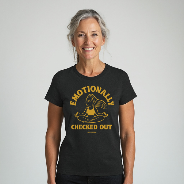 Emotionally Checked Out Unisex Triblend Tee