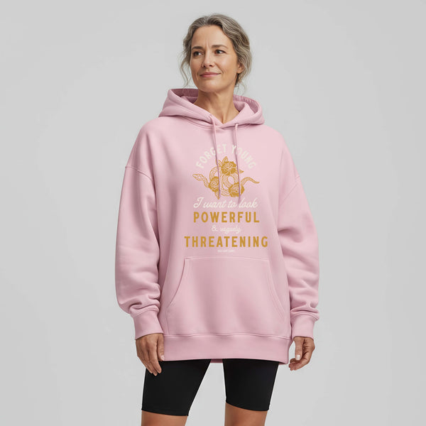 Powerful & Vaguely Threatening Unisex Pullover Hoodie