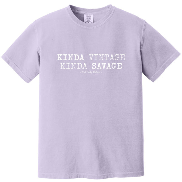 Kinda Vintage Kinda Savage 100% Cotton T-Shirt