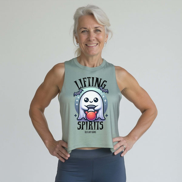 Lifting Spirits Crop Tank
