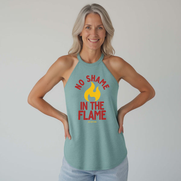 No Shame In The Flame Halter Tank