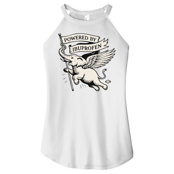 Powered by Ibuprofen Women Halter Tank