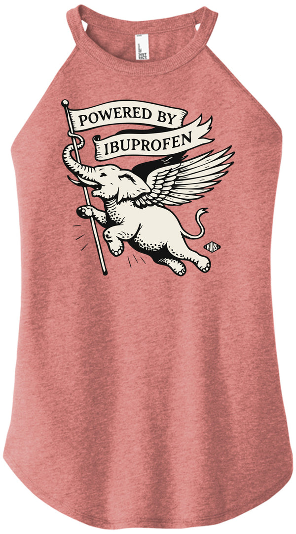 Powered by Ibuprofen Women Halter Tank