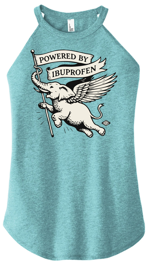 Powered by Ibuprofen Women Halter Tank