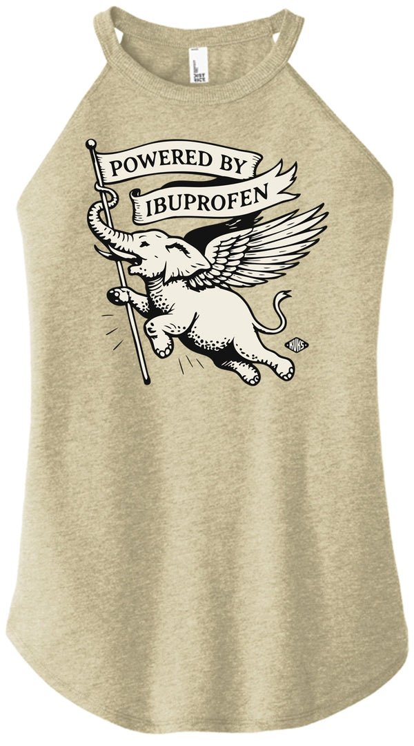 Powered by Ibuprofen Women Halter Tank