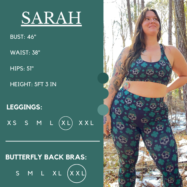 Shamrock Skulls Leggings