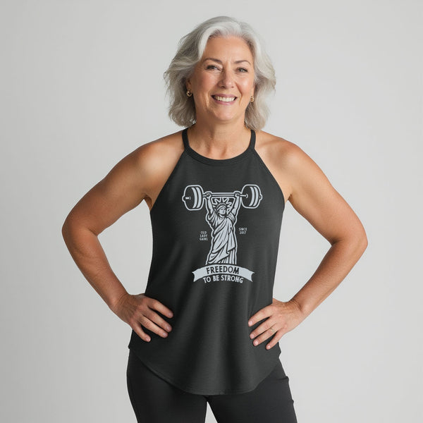 Freedom to be Strong Women Halter Tank