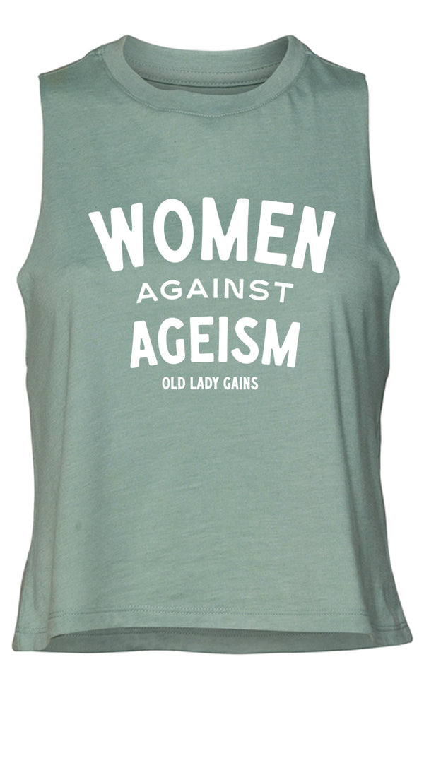 Women Against Ageism Crop Tank