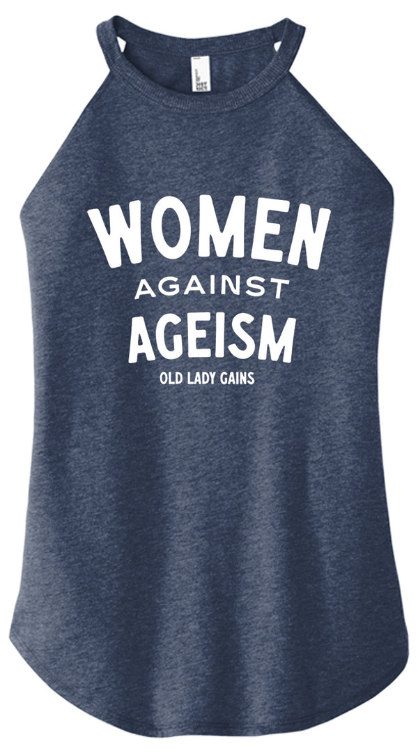 Women Against Ageism Halter Tank