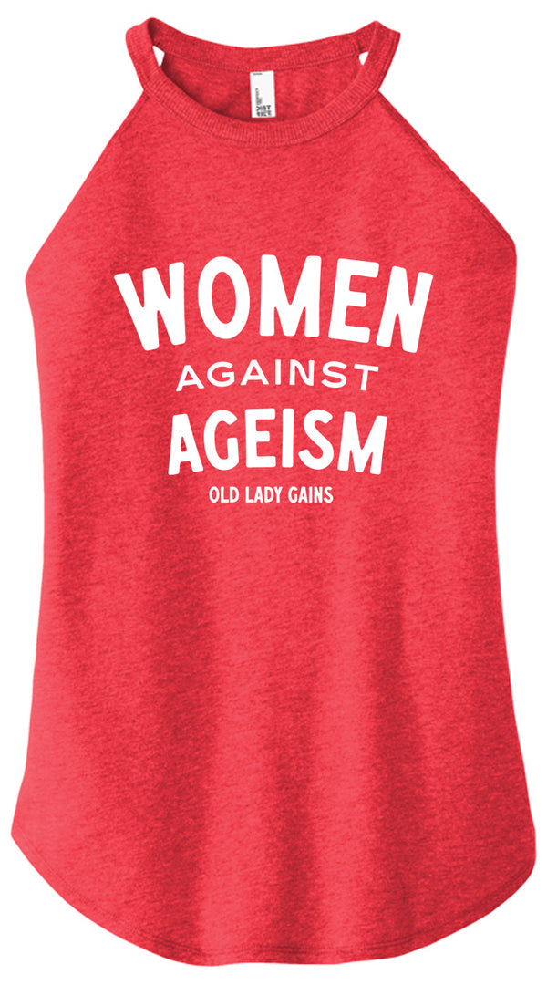 Women Against Ageism Halter Tank