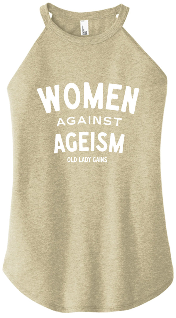 Women Against Ageism Halter Tank