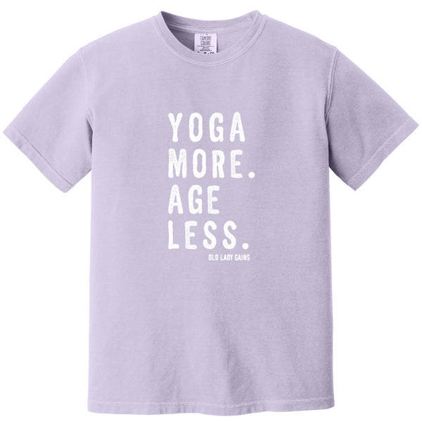Yoga More Age Less 100% Cotton T-Shirt