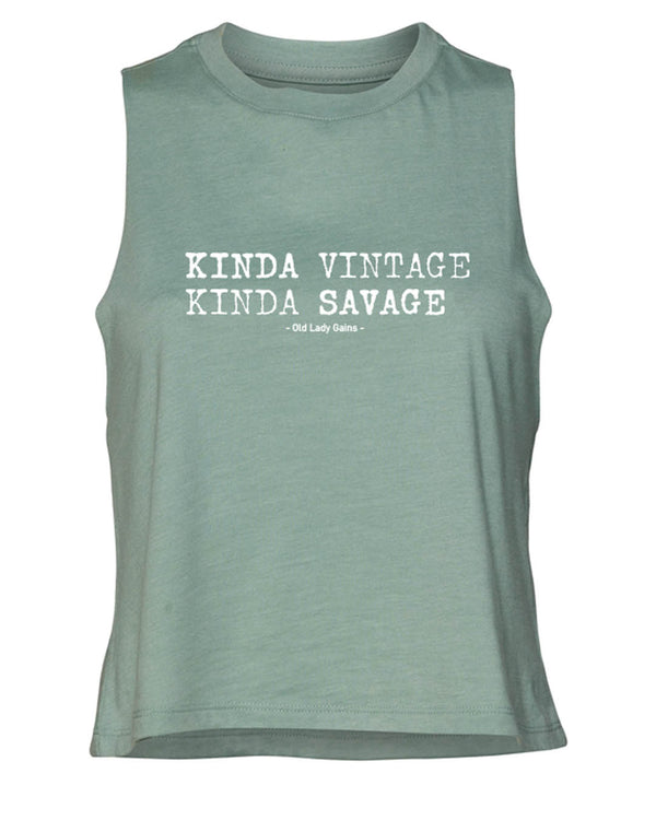Kinda Vintage - Crop Tank