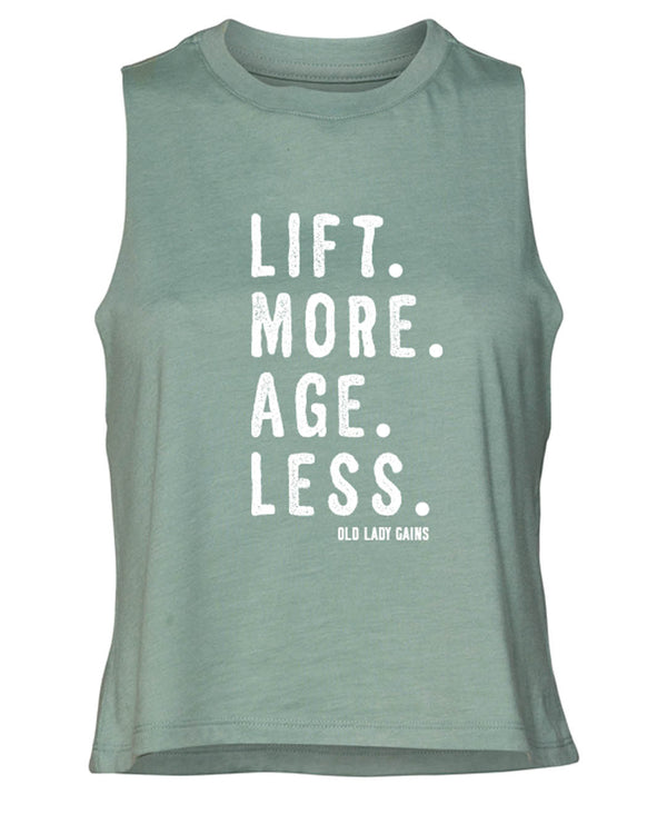 Lift More Age Less - Crop Tank