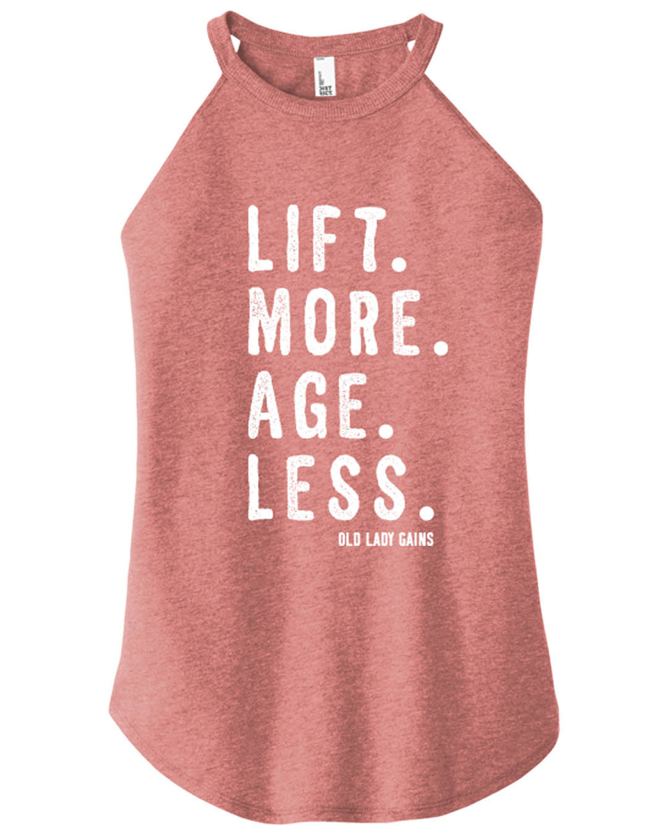 Lift More Age Less - Halter Tank – Old Lady Gains