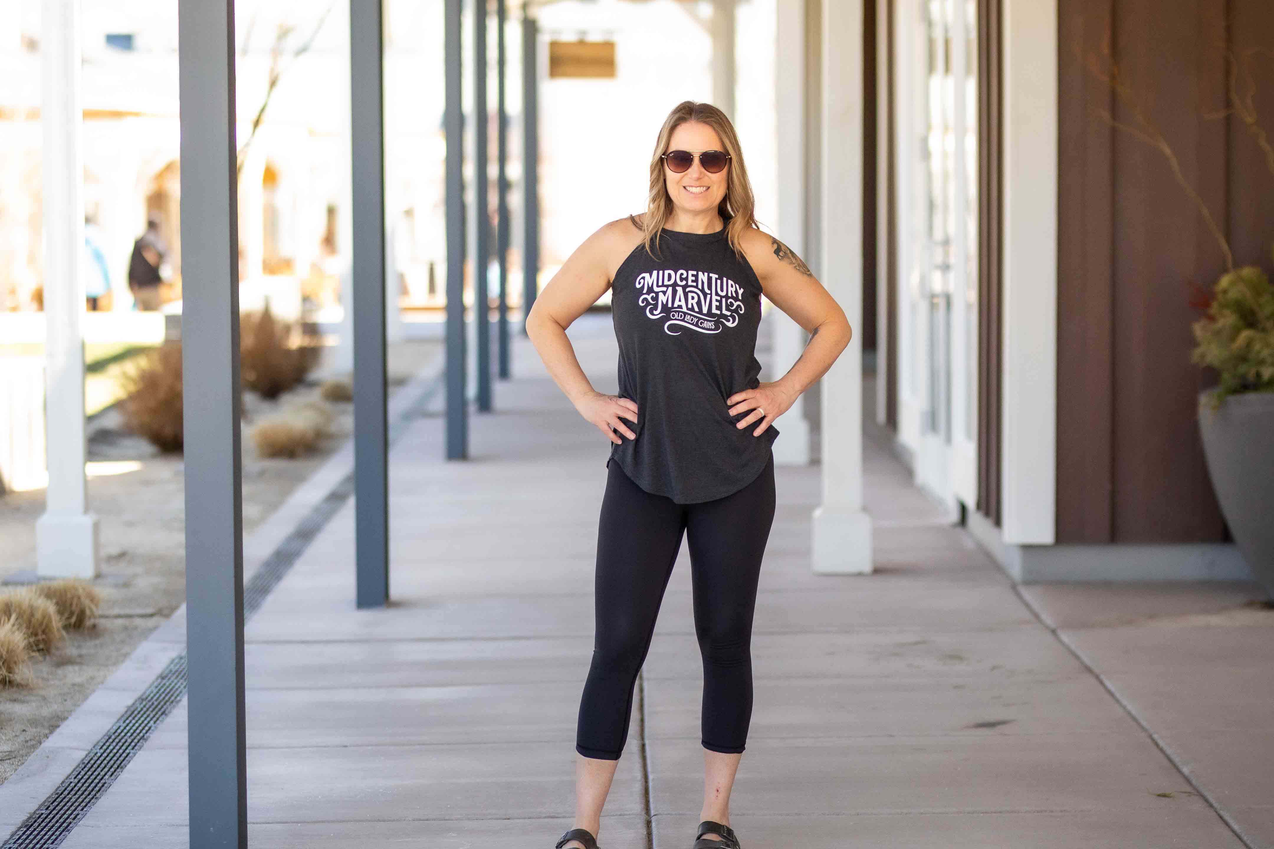 No More Tugging and Adjusting: The Answer to Tall Women's Workout Wear –  Old Lady Gains