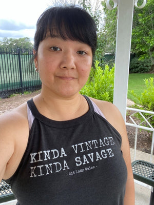 Kinda Vintage Kinda Savage Women's Halter Tank