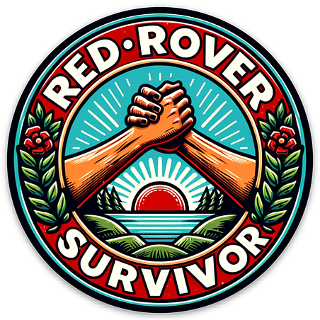 Red Rover Survivor Sticker