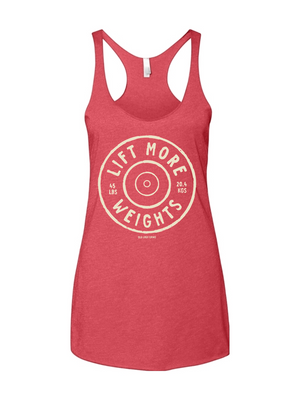 Lift More Weights Racerback Tank