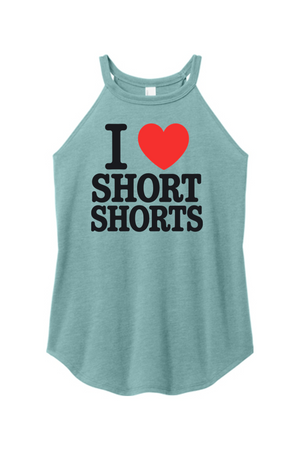 I Love Short Shorts Women's Halter Tank