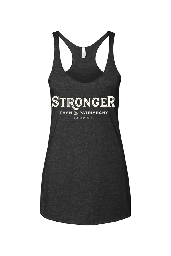 Stronger Than The Patriarchy Racerback Tank