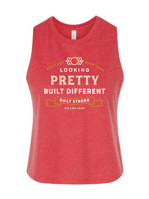 Built Different Women's Crop Tank