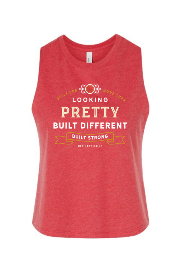 Built Different Women's Crop Tank