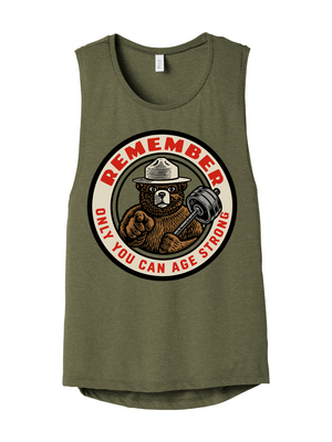 Only You can Age Strong Women's Muscle Tank