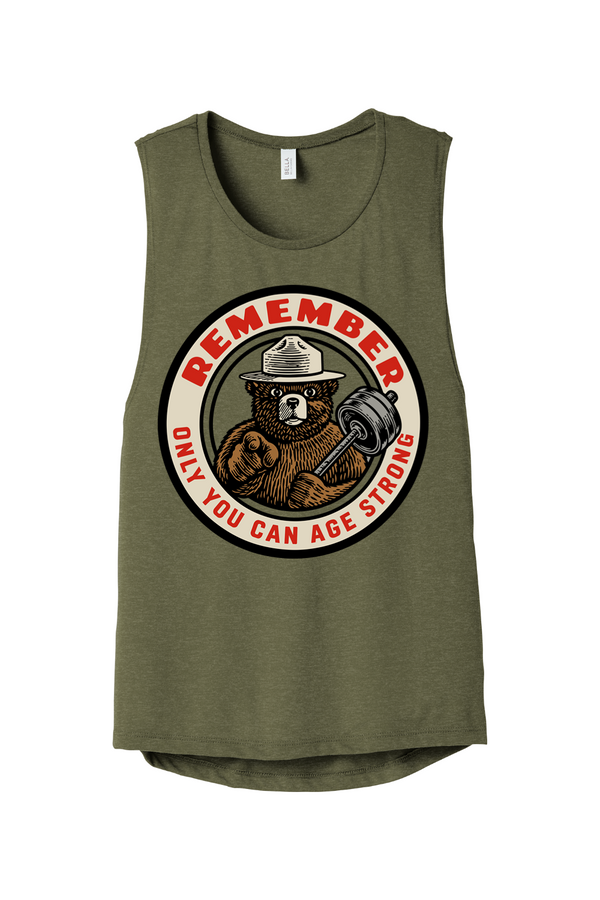 Only You can Age Strong Women's Muscle Tank