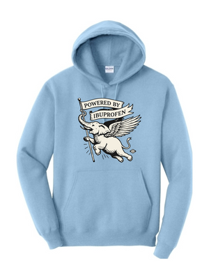 Powered by Ibuprofen Hooded Sweatshirt