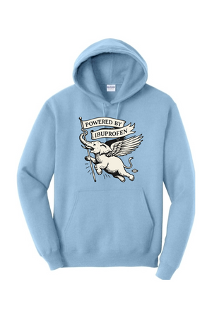 Powered by Ibuprofen Hooded Sweatshirt