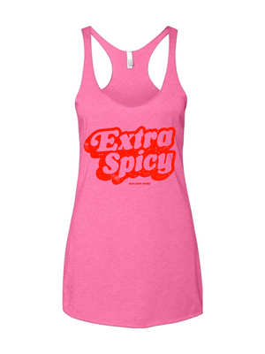 Extra Spicy Women's Triblend Racerback Tank