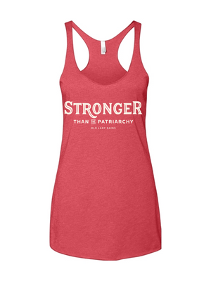 Stronger Than The Patriarchy Racerback Tank